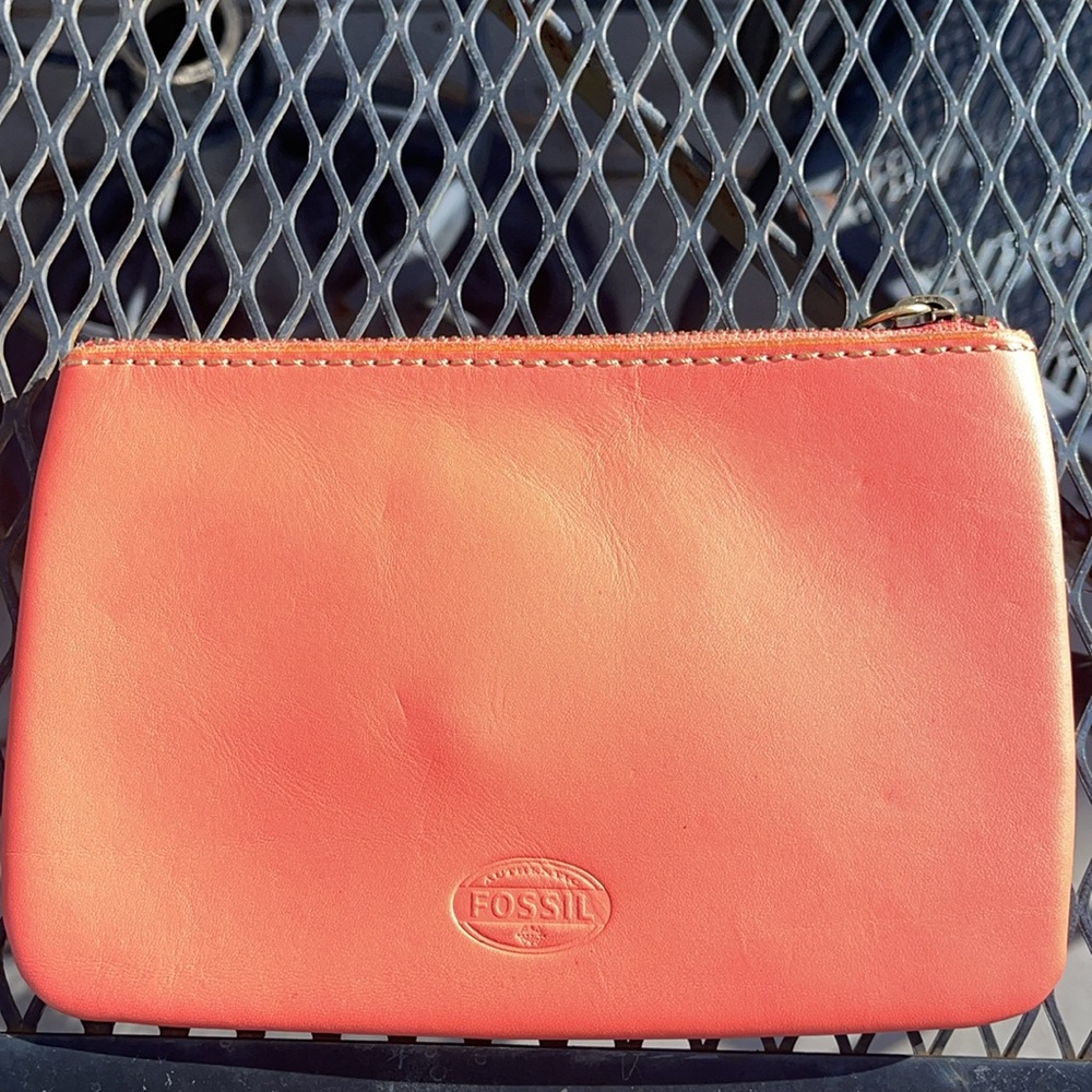 Leather FOSSIL Zip Lock Pouch - Picture 8 of 11